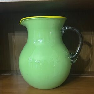 Green and Yellow Pitcher